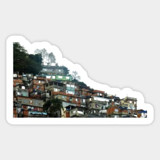 FAVELA Viva Magenta, Rio de Janeiro Sticker